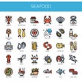 Seafood , Pixel Perfect Icons