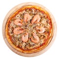 Seafood pizza Royalty Free Stock Photo