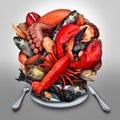 Seafood Plate