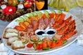 Seafood platter Royalty Free Stock Photo