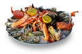 Seafood platter Royalty Free Stock Photo