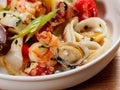Seafood platter as healthy eating concept Royalty Free Stock Photo
