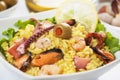 Seafood risotto