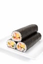 Seafood Rolled sushi Royalty Free Stock Photo