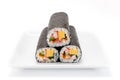 Seafood Rolled sushi Royalty Free Stock Photo