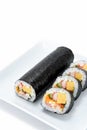 Seafood Rolled sushi Royalty Free Stock Photo