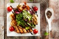 Seafood Salad with Tomato Royalty Free Stock Photo