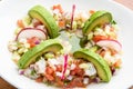 Seafood seviche or ceviche