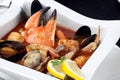 Seafood stew with Crab Claw Royalty Free Stock Photo