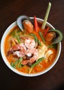 Seafood tomyam