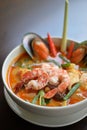 Seafood tomyam Royalty Free Stock Photo