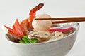 Seafood Udon Noodle Soup Royalty Free Stock Photo