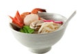 Seafood Udon Noodle Soup, Popular Japanese Dish Royalty Free Stock Photo