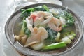 Seafood vegetable hot pot