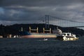 Cargo ship in istanbul