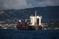 Cargo ship in istanbul