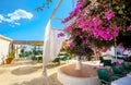 Seafront cafe in Torremolinos. Malaga province, Costa del Sol. A Royalty Free Stock Photo