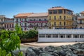 Seafront Colorful Buildings in Panama City Royalty Free Stock Photo