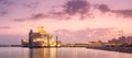 Seafront of Doha park and East Mound-Skyline view