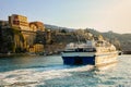 Seafront and harbour. Sorrento. Naples. Italy Royalty Free Stock Photo