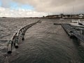 Seafront on the island in Norway