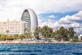 The seafront of Limassol on a sunny day. Cyprus