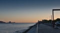 Seafront in Lisbon - evening
