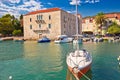 Seafront od Kastel Luksic village summer view