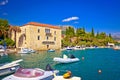 Seafront od Kastel Luksic village summer view Royalty Free Stock Photo