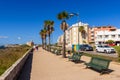 Seafront promenade Menorca. Spain