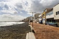 Seafront promenade in Pozo Izquierdo, Canary Islands, Spain Royalty Free Stock Photo