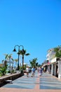 seafront promenade Torremolinos, Costa del Sol, Spain