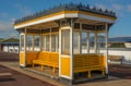 Seafront shelter at Southsea, Hampshire, England