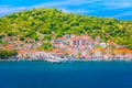 Seafront view at Vis town, Croatia. Royalty Free Stock Photo