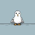 Seagull Dead Rabbit: A Cute And Minimalist Comics With Black Outlined Characters