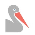 Seagull Isolated Vector icon that can be easily modified or edited Royalty Free Stock Photo