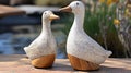 Resin Seagull Look Bird For Natural Home Decor