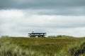 Seagull on a pic nic table Royalty Free Stock Photo