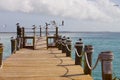 Seagull pier Royalty Free Stock Photo