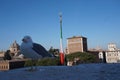 Seagull in Rome city