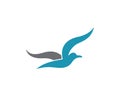 Seagull symbol illustration design