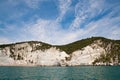 Seagulls beach gargano coast Royalty Free Stock Photo