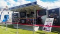 Empty Cookery Theatre stage at Seaham Food Festival