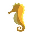 seahorse animal isolated icon