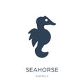 seahorse icon in trendy design style. seahorse icon isolated on white background. seahorse vector icon simple and modern flat