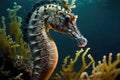 Seahorse of the Mediterranean, Hippocampus guttulatus