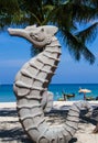 Seahorse sculpture