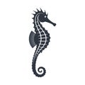 Seahorse graphic sign