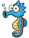 Y dijo Dios Seahorse-vector-illustration-cartoon-46705791