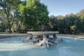 Fountain of the Seahorses in Villa Borghese park, Rome